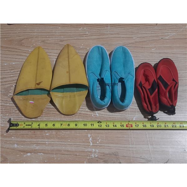 Moroccan yellow  babouche slippers (We Can't Proof Authenticity) and Shoes.