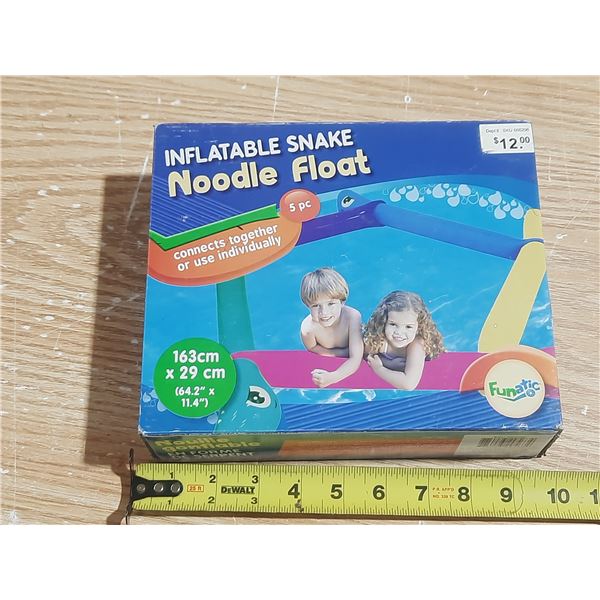 Inflatable Snake Noodle Float. (New)