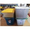 Image 1 : (4) Big Storage Totes with Lids.
