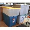 Image 6 : (4) Big Storage Totes with Lids.
