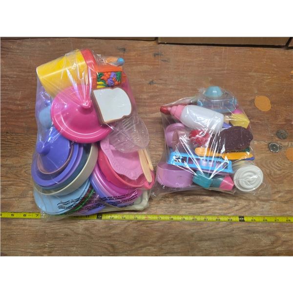 2 bags of kids toys