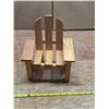 Image 1 : Small wooden chair- 9"H
