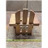 Image 3 : Small wooden chair- 9"H
