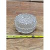 Image 1 : Covered small glass dish