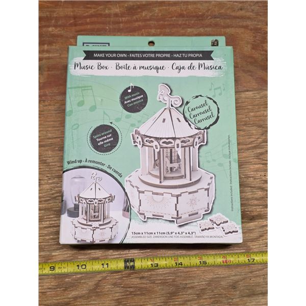 Make your own music box and paint it