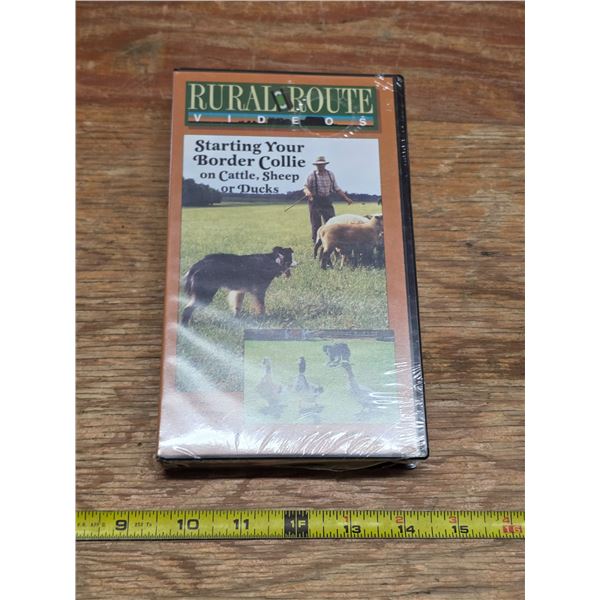 VHS video of rural route