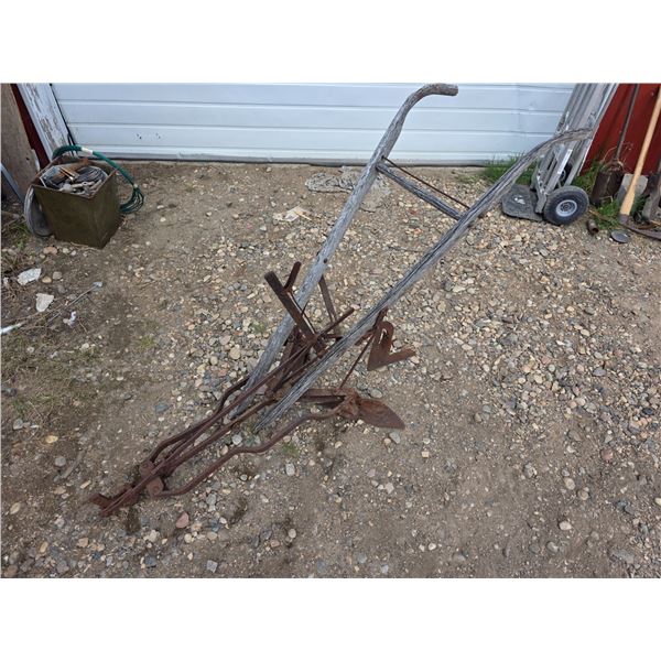 Antique plow