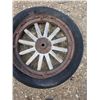 Image 2 : Pair of antique wheels
