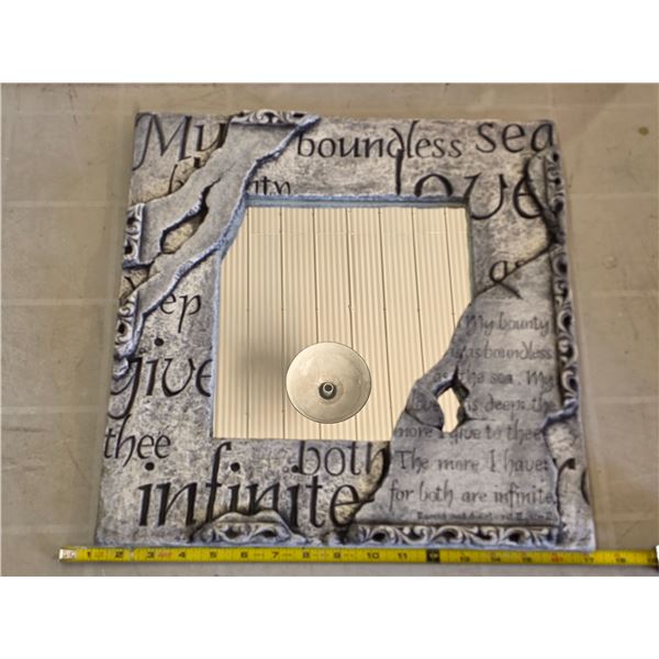 Decorative wall mrror- 16" by 16"
