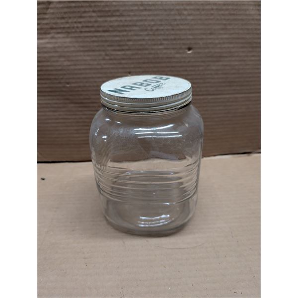 Vintage Nabob Coffee Glass Jar