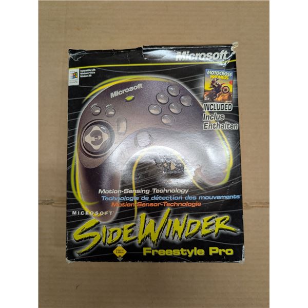 Vintage 1998 Microsoft Side Winder w/ Original Box and Game