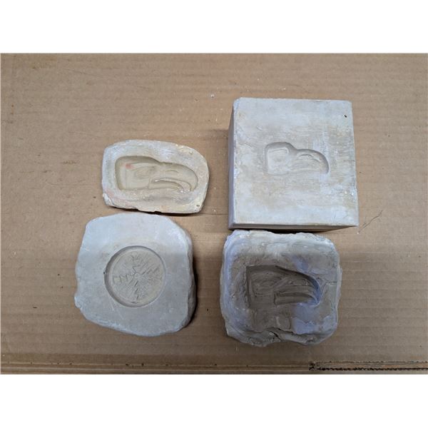 (4) Molds (3) W/ Eagle Design