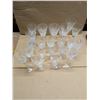Image 1 : Lot of Crystal Champagne Glasses