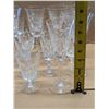 Image 5 : Lot of Crystal Champagne Glasses