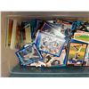 Image 3 : Plastic Bin Full of Various Trading Cards (Hockey, Baseball, Cars, and etc.)