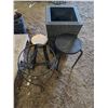 Image 1 : (2) Stools, and (2) Plant Planters
