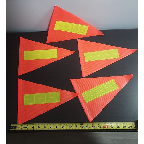 (5) Triangle bike safety flags. (New)