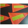 Image 2 : (5) Triangle bike safety flags. (New)