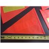 Image 3 : (5) Triangle bike safety flags. (New)
