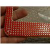 Image 3 : (2) Red crystal rhinestone license plate frames. (New)