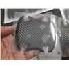 Image 3 : (3) Car door handle anti-scratch stickers with a black carbon fiber texture. (New) (One Packet Conta
