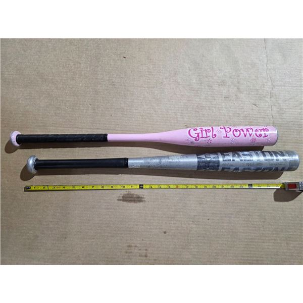 2 alumium baseball bats