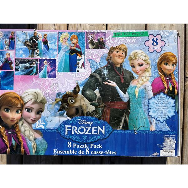 Disney Frozen Puzzle Pack. Gently used. Missing 1 puzzle.