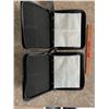 Image 1 : Trading card collector binders (2). 50 empty pages of 4 cards per page in each binder. New. Never us