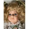 Image 2 : Doll with stand, 12” high, gingham dress with crinoline and bloomers