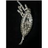 Image 3 : 3” rhinestone silver tone brooch – no markings