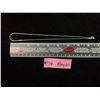 Image 1 : 17” braided silver coloured chain, non-magnetic, marked “China”, 2.4 g.
