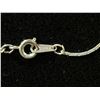Image 3 : 17” braided silver coloured chain, non-magnetic, marked “China”, 2.4 g.