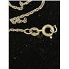Image 3 : 2 – 18” silver chains, well-tarnished.  One needs repair and is marked.  Total wei