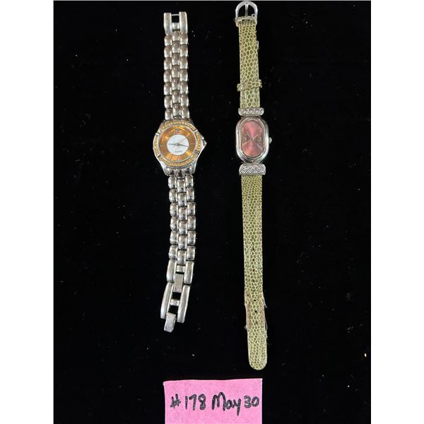 2 ladies’ wrist watches, working