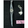 Image 1 : Ladies wrist watch and clip-on watch, both working