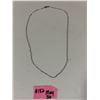 Image 1 : 18” 10K white gold rope chain, marked, 1.8g.