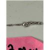 Image 4 : 18” 10K white gold rope chain, marked, 1.8g.