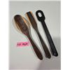 Image 1 : hardwood spatula and spoon, stirrer
