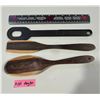 Image 2 : hardwood spatula and spoon, stirrer