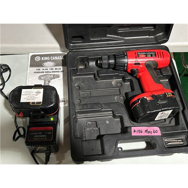 King cordless drill set – works