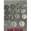 Image 1 : Coins – 1959 to 1962 nickels, 1958 dime, 1960 and 1964 quarters