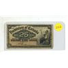 Image 1 : 1900 Dominion of Canada 25 Cents Shinplaster.