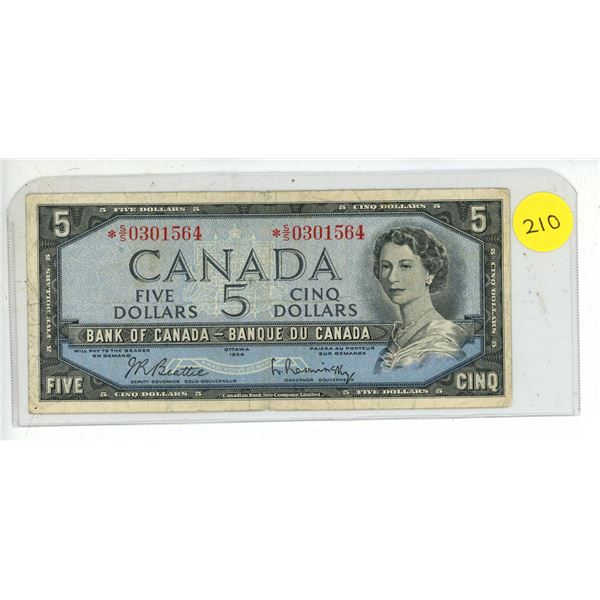 1954 Canada Two Dollar.