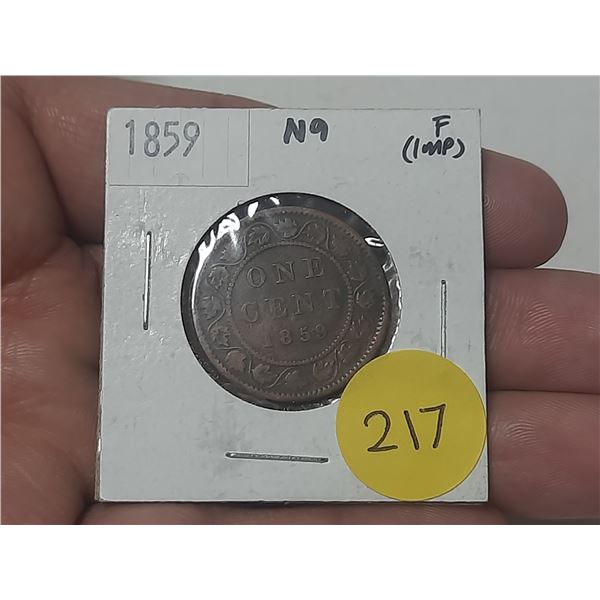 1859 Canada Large One Cent.