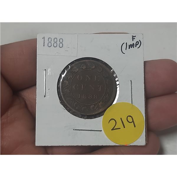1888 Canada Large One Cent.