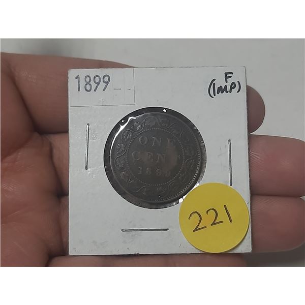 1899 Canada Large One Cent.