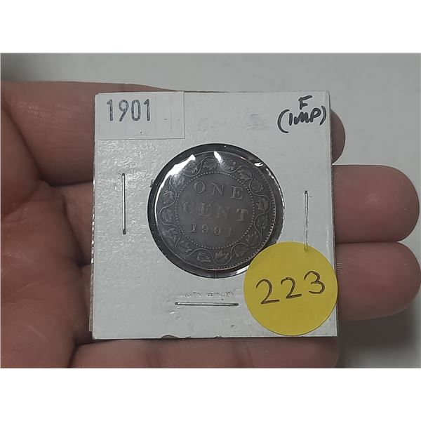 1901 Canada Large One Cent.
