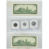 Image 2 : (2) 1967 Canada One Dollar (Uncirculated), 1967 Canada Silver 25 & 10 Cents, 1967 Canada 5 Cents.
