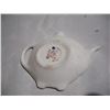 Image 5 : Vintage Blown Glass Flower Tea Pot Paper weight Plus Beise Germany 1919 Pottery Tea Bag Dish