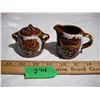 Image 1 : Vintage Native American Art, Cream Plus Sugar Set Japan